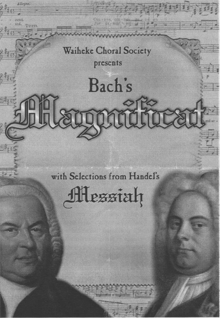 Bach Magnificat programme