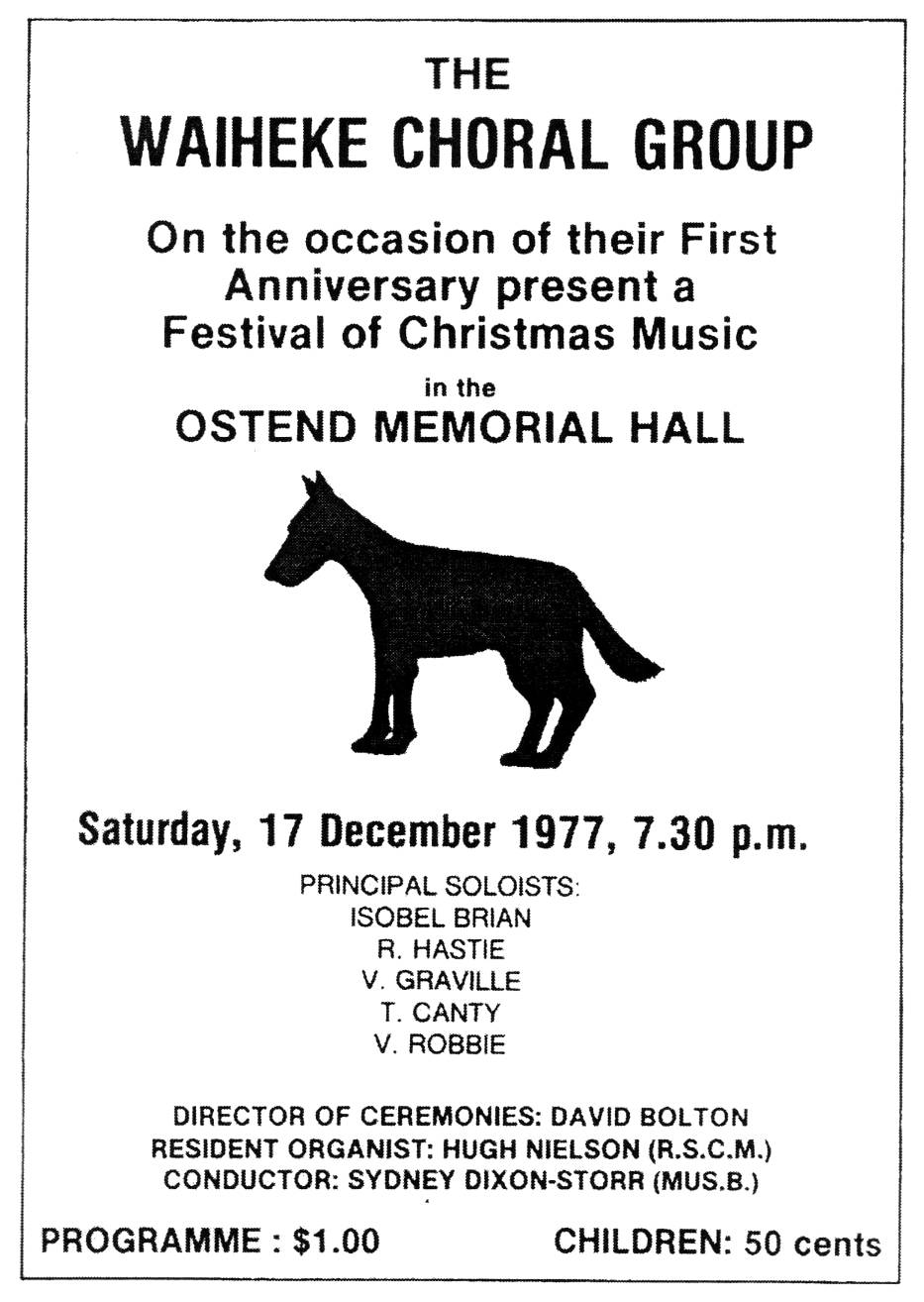 Christmas concert 1977